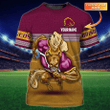 Personalized Brisbane Broncos 3D shirt NRLH5