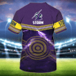 Personalized Melbourne Storm 3D shirt NRLH12