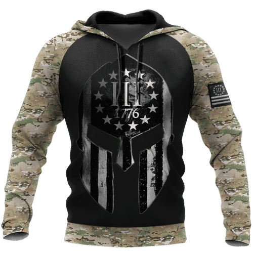 Spartan Soldier Three Percenters 3D All Over Printed Shirt AM003
