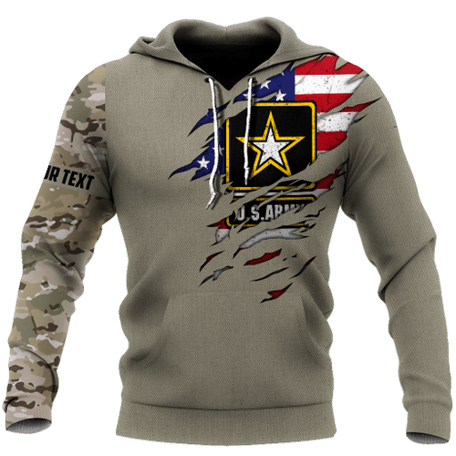 Soldier US Army 3D All Over Printed Shirt Hoodie AM013