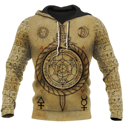 Alchemy 3D All Over Printed Shirts Hoodie ALC01