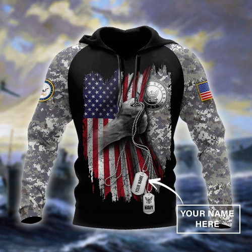 Soldier US Navy 3D All Over Printed Shirt Hoodie AM011