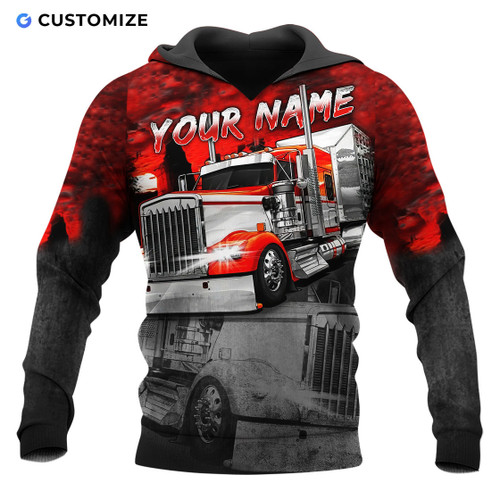 Personalized Gifts 3D All Over Print Shirts For Trucker TK04