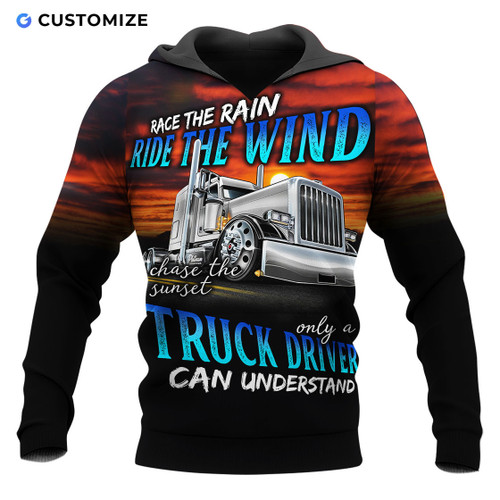 Personalized Gifts 3D All Over Print Shirts For Trucker TK09