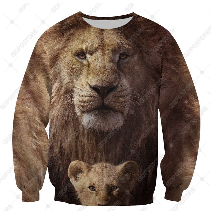 Beautiful Lion 3D All Over Printed Shirts L09
