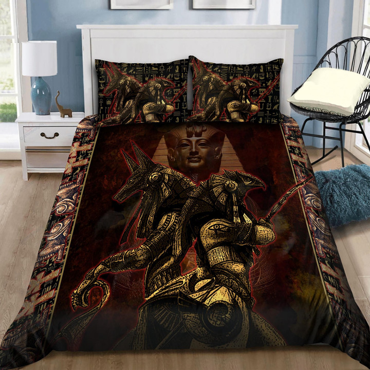 Anubis Ancient Egyptian Bedding Set EG05