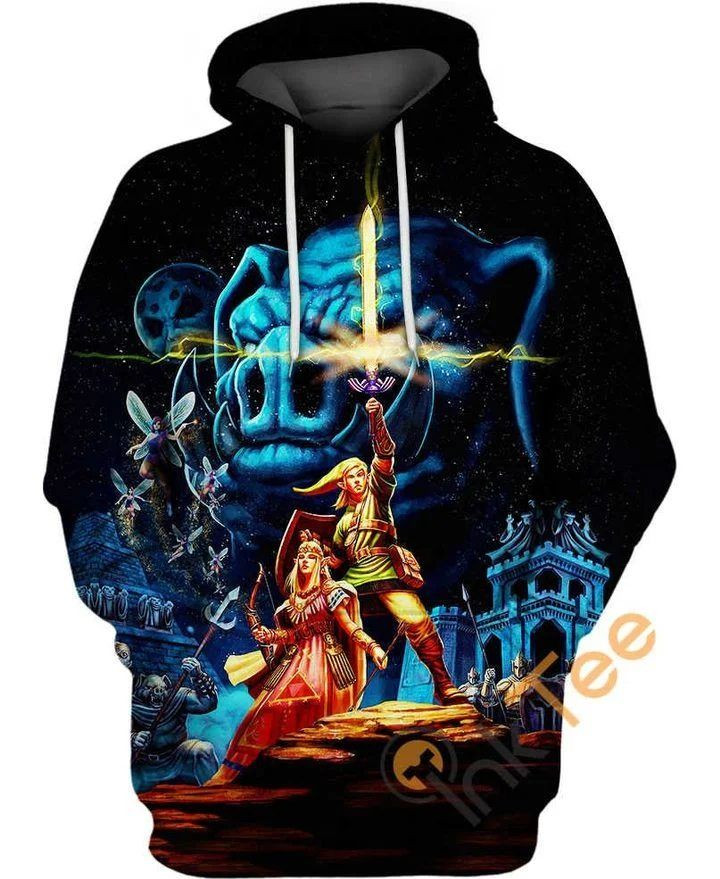 The Legend of Zelda Breath of The Wild Pullover 3D Print Shirts LOZ07