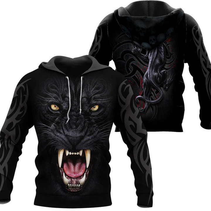 3D Armor Tattoo Black Panther Shirts DR32