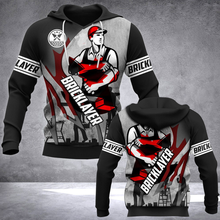 Bricklayer Safety 3D All Over Printed Shirts Hoodie BL14