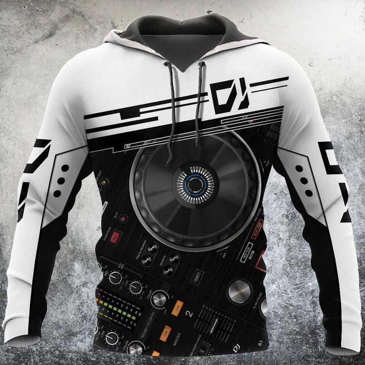 DJ player music 3d hoodie, t-shirt, sweatshirt for men and women MUS40