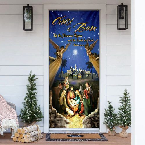 Jesus is Born Door Cover JSD28