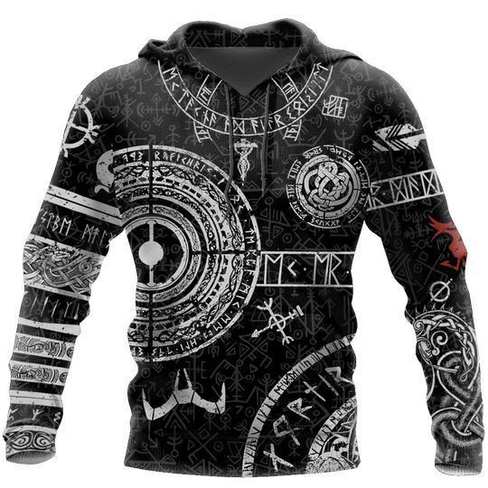 VIKINGS TATTOO STYLE 3D ALL OVER PRINTED SHIRTS VK42