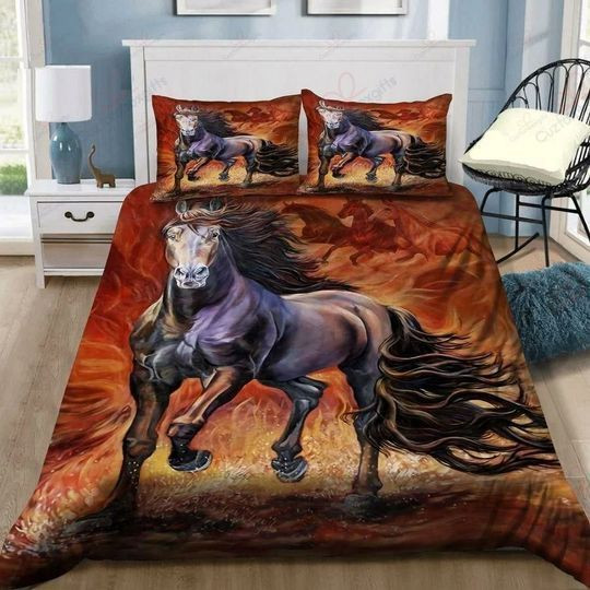 Black Horse Bedding Set HRB10