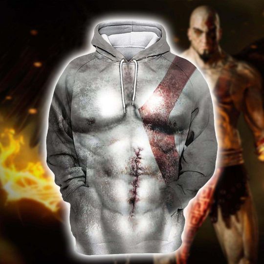 3D Printed Kratos Body Clothes A10