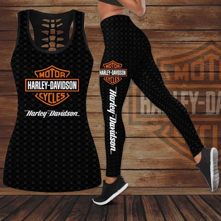 HD HOLLOW TANK TOP & LEGGINGS SET HH02