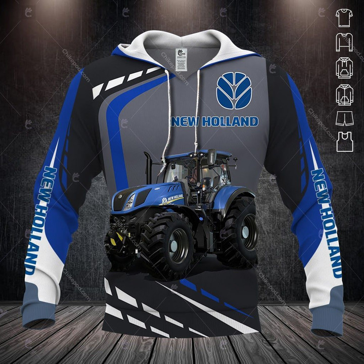 NH Tractor 3D All Over Printed Clothes NHL10