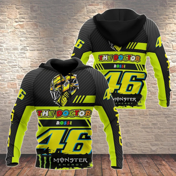 VR46 3D All Over Printed Shirts VR15
