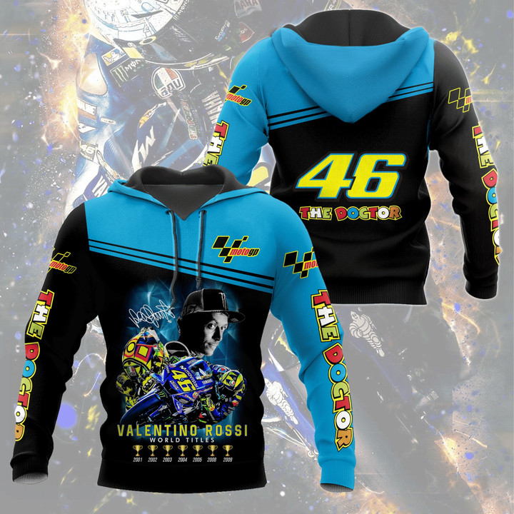 VR46 3D All Over Printed Shirts VR16