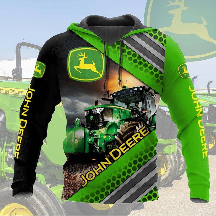 JD Tractor 3D All Over Printed Shirts JD96