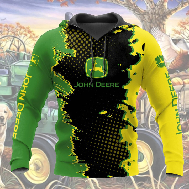 JD Tractor 3D All Over Printed Shirts JD77