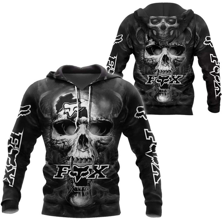 FX Racing Art Dark Cool Skull Symbol Brand Clothes 3D Printing NTH115