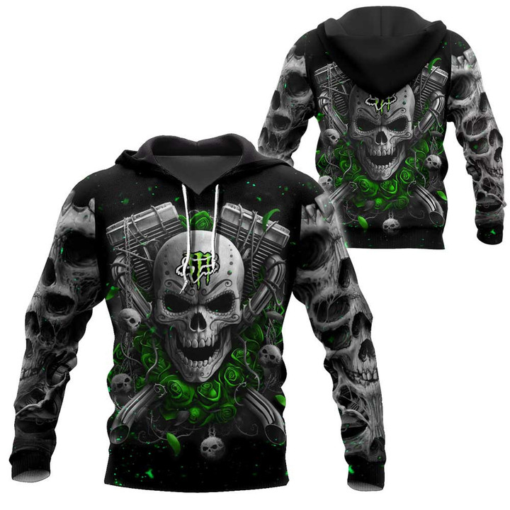 FX Monster Racing Art Skulls And Machines Clothes 3D Printing NTH127
