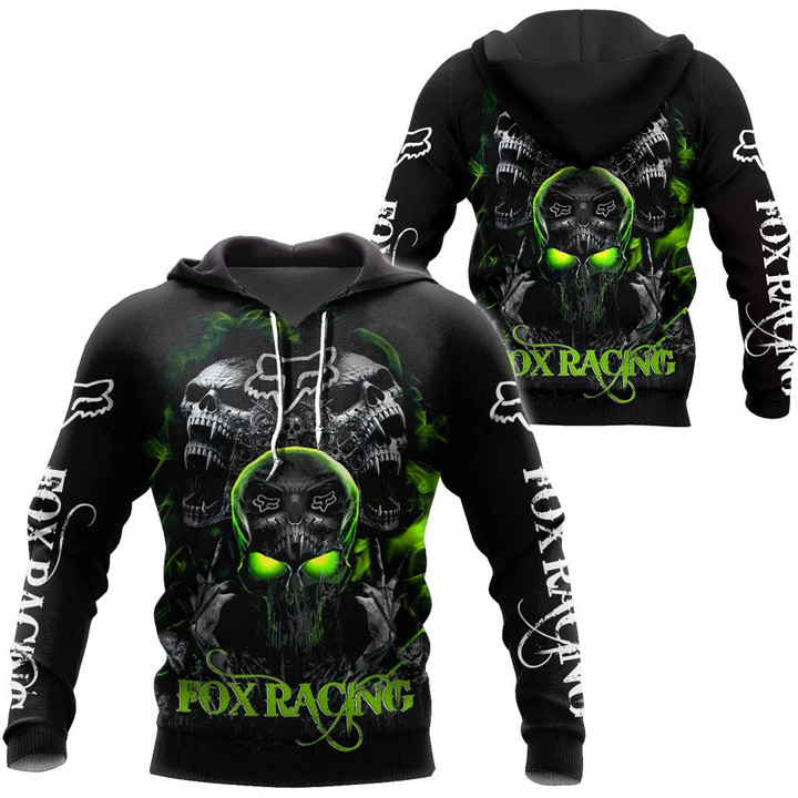 FX Racing Skull Demon Logo Brand Clothes 3D Printing NTH307