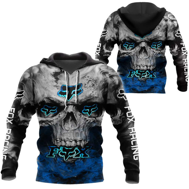 FX Racing Art Cool Skull Logo Brand Clothes 3D Printing NTH312
