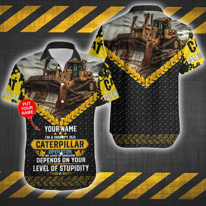 Heavy Equipment Hawaiian Short Sleeve Shirt CAT100