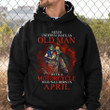 BeKingArt Biker Gifts For Birthday Holiday To Husband Friends Brothers Never Underestimate Old Man With Motorcycle And Born In April - Standard Hoodie