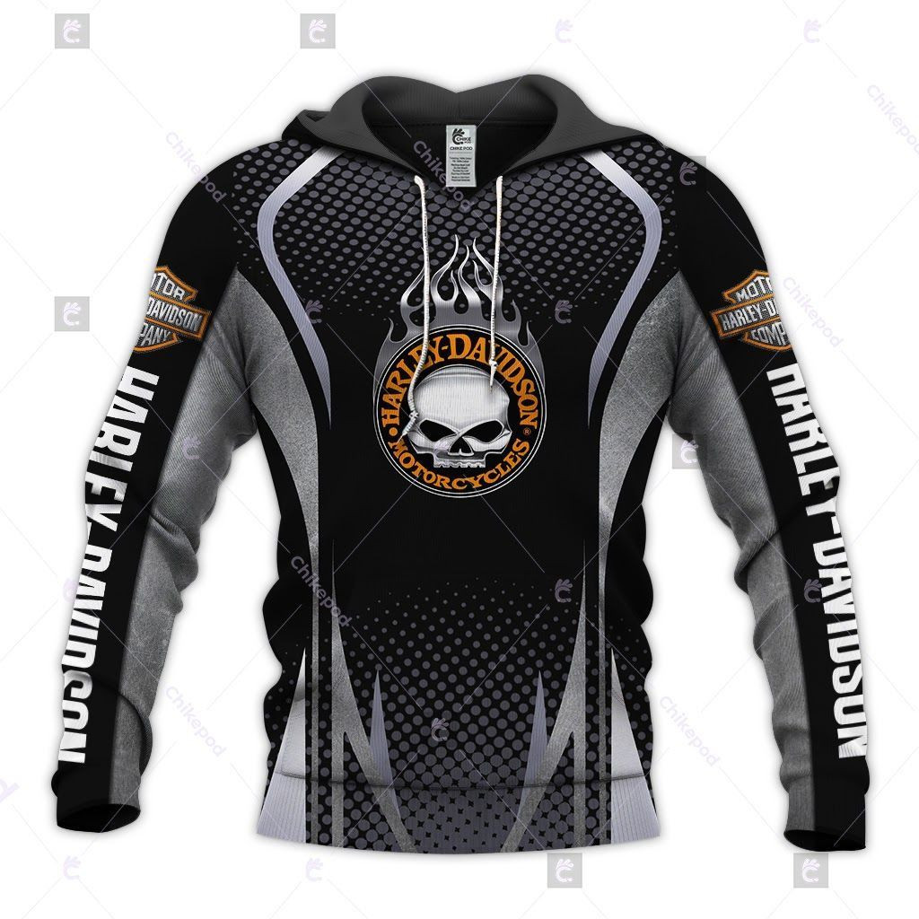 HARL-DAVI MOTORCYCLE ALL OVER PRINTED CLOTHES hd240605