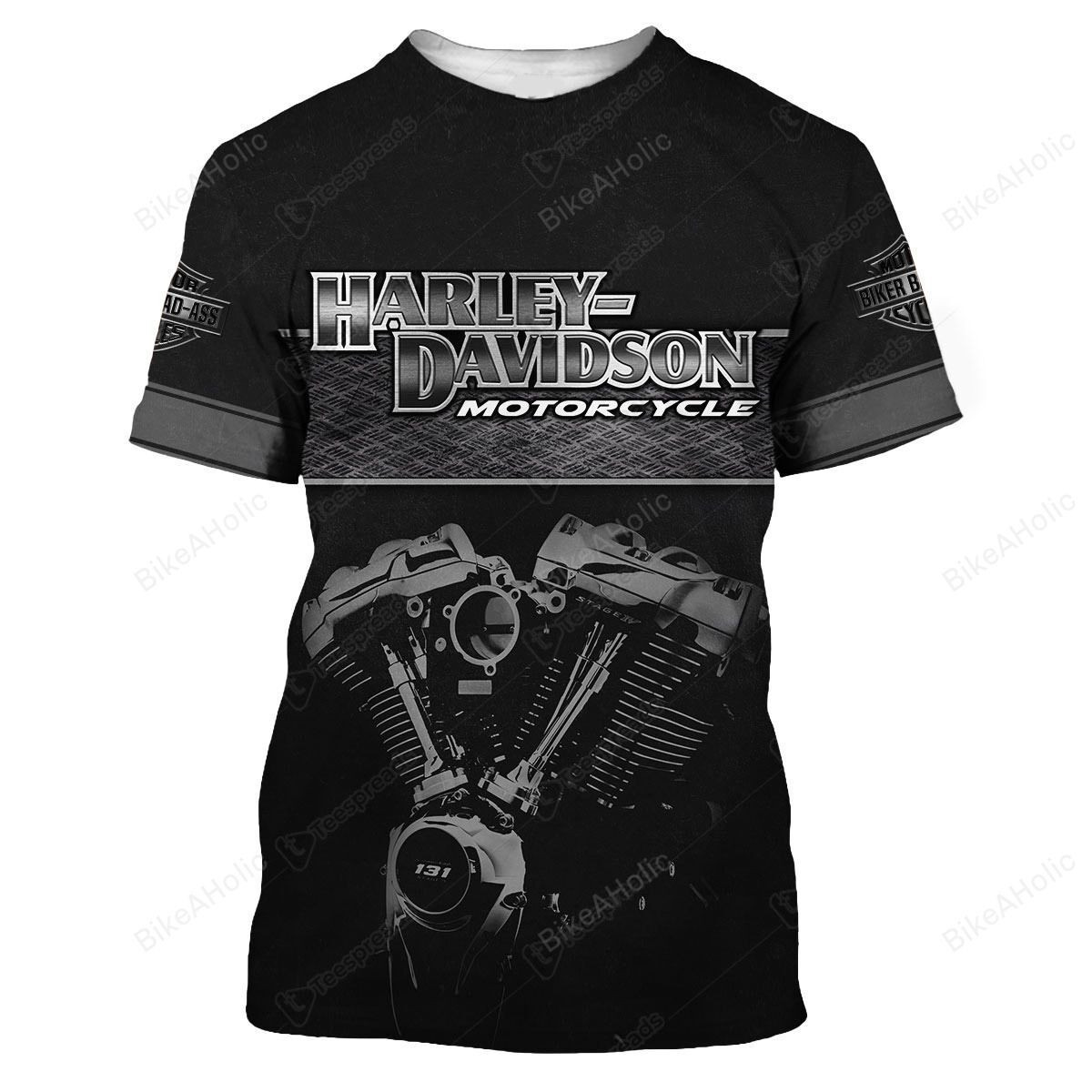 HARL-DAVI MOTORCYCLE ALL OVER PRINTED CLOTHES HD300519