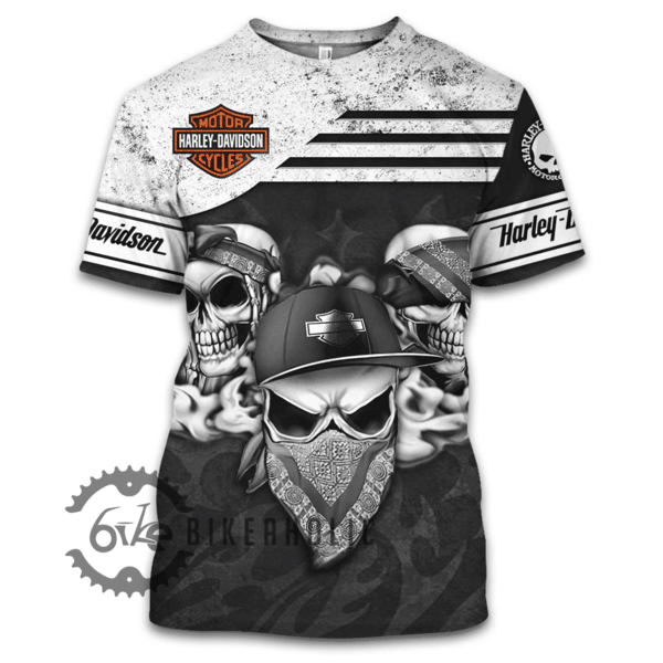 HARL-DAVI MOTORCYCLE ALL OVER PRINTED CLOTHES HD300516