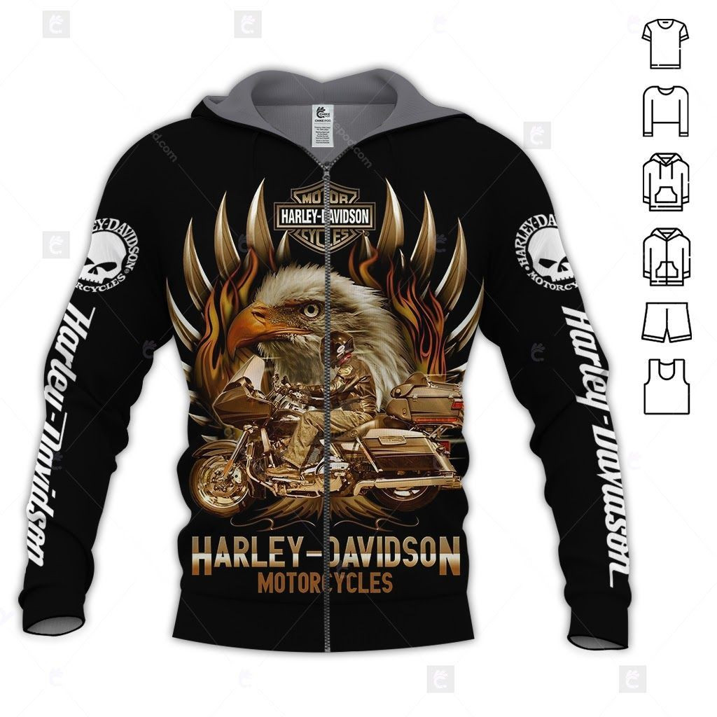 HARL-DAVI MOTORCYCLE ALL OVER PRINTED CLOTHES HD020420