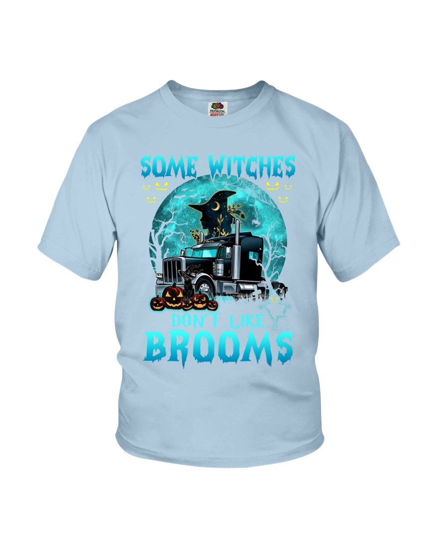 Trucker Halloween - Some Witches Don't Like Brooms Light Blue