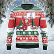 Basketball Lovers Gift Santa Slam Dunk All Over Print Sweater