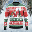 Basketball Lovers Gift Santa Dribble All Over Print Sweater