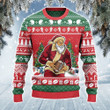 Football Lovers Gift Merry Christmas All Over Print Sweater