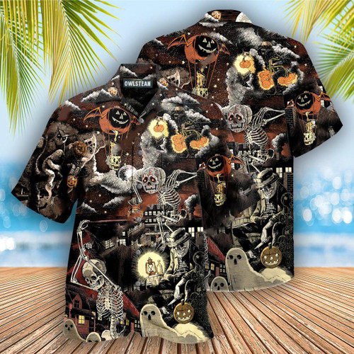 Halloween I've Got Skeleton In Me Edition - Hawaiian Shirt