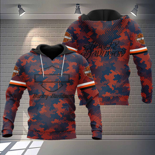[Limited Edition] Camo HD Red Bikers Hoodie 2022