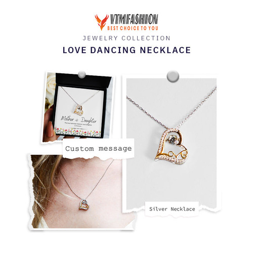 [Limited Edition] Love Dancing Necklace 925 Silver | Mother's Day 2022 Gift