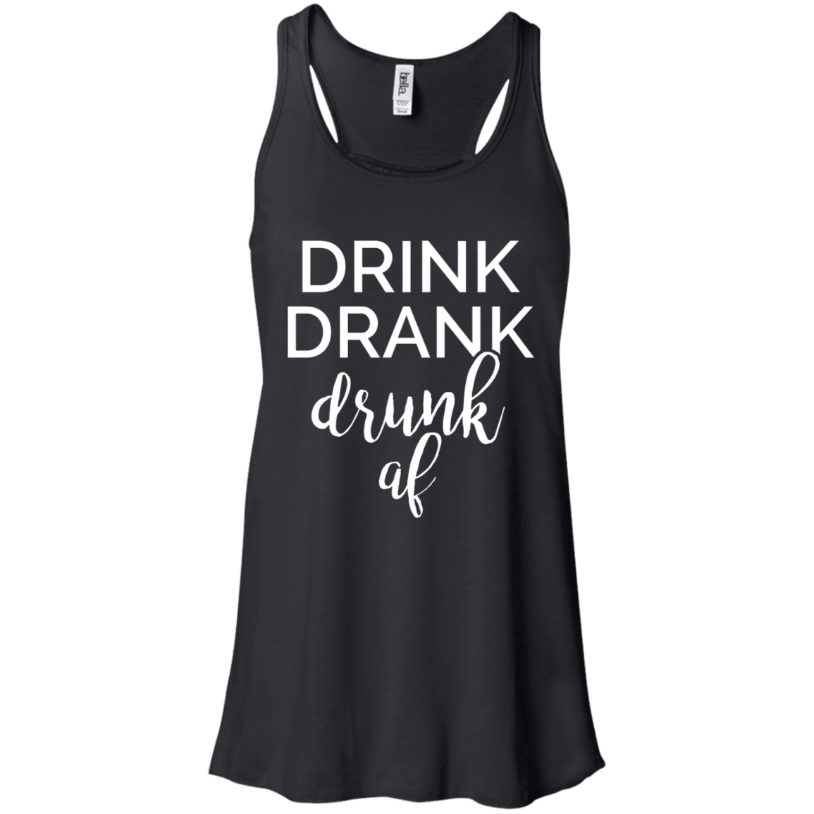 Dink Drank Drunk Af Ladies Shirt
