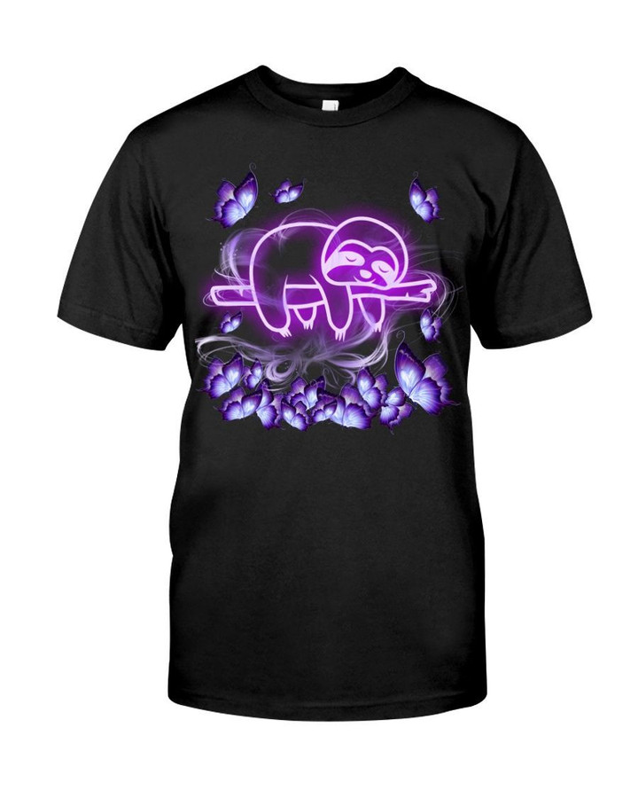 Sloth magical purple sloth lover