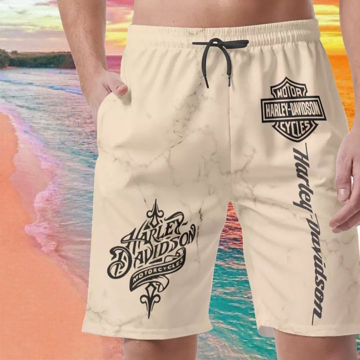 [Cool Summer] HD Motorcycles Summer Shorts Design For True Fans AOP071601QNT