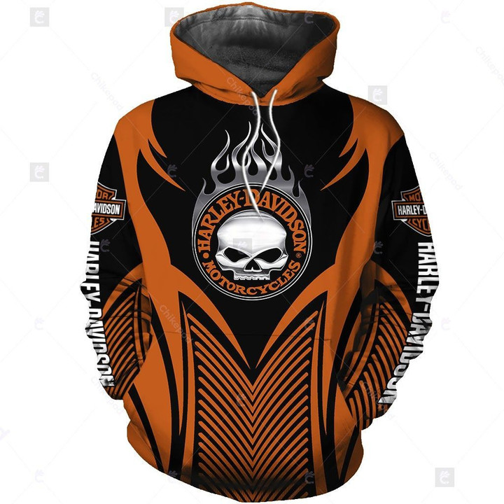 HARL-DAVI MOTORCYCLE ALL OVER PRINTED CLOTHES hd240604
