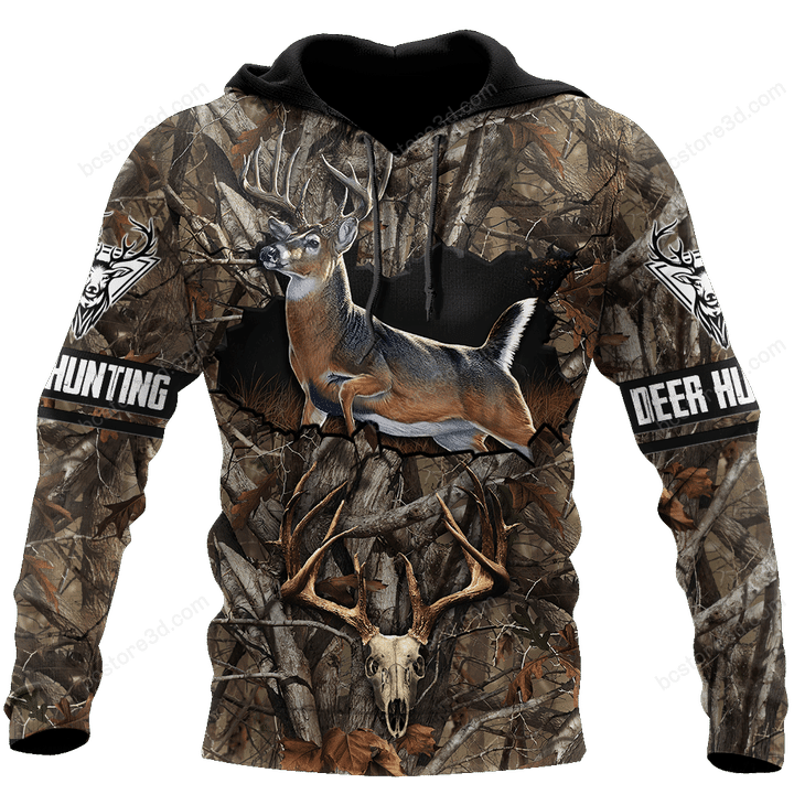 Awesome Deer Hunting 3D All Over Printed Shirts For Men AM082054-LAM