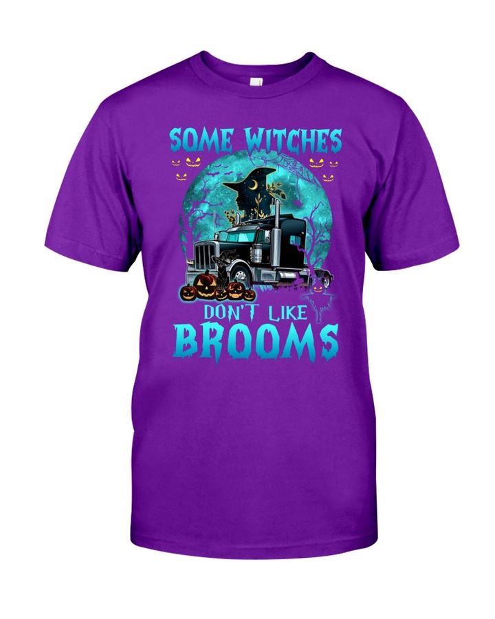 Trucker Halloween - Some Witches Don't Like Brooms Purple