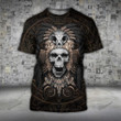 Aztec Skull Dark TShirt and Hoodie