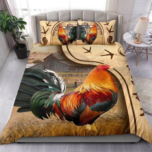 Rooster Ranch Grass Bedding Set