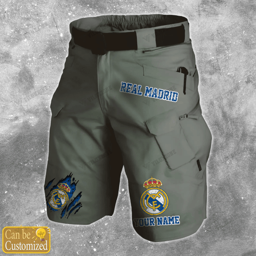 Real Madrid CF Mens Upgraded Military Tactical Shorts PM34 (No Belt) - LH